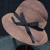 Japanese Pleated Straw Hat Women'S Summer Shading Sun Protection Beach Casual Hat Box Hat Irregular Sun Hat