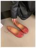 2025 New Spring Flats Tabi Ninja Shoes Women Fashion Vintag Split Toe Ballet Comfy Flat Ballerina Soft Casual  Ankle Strap Mujer