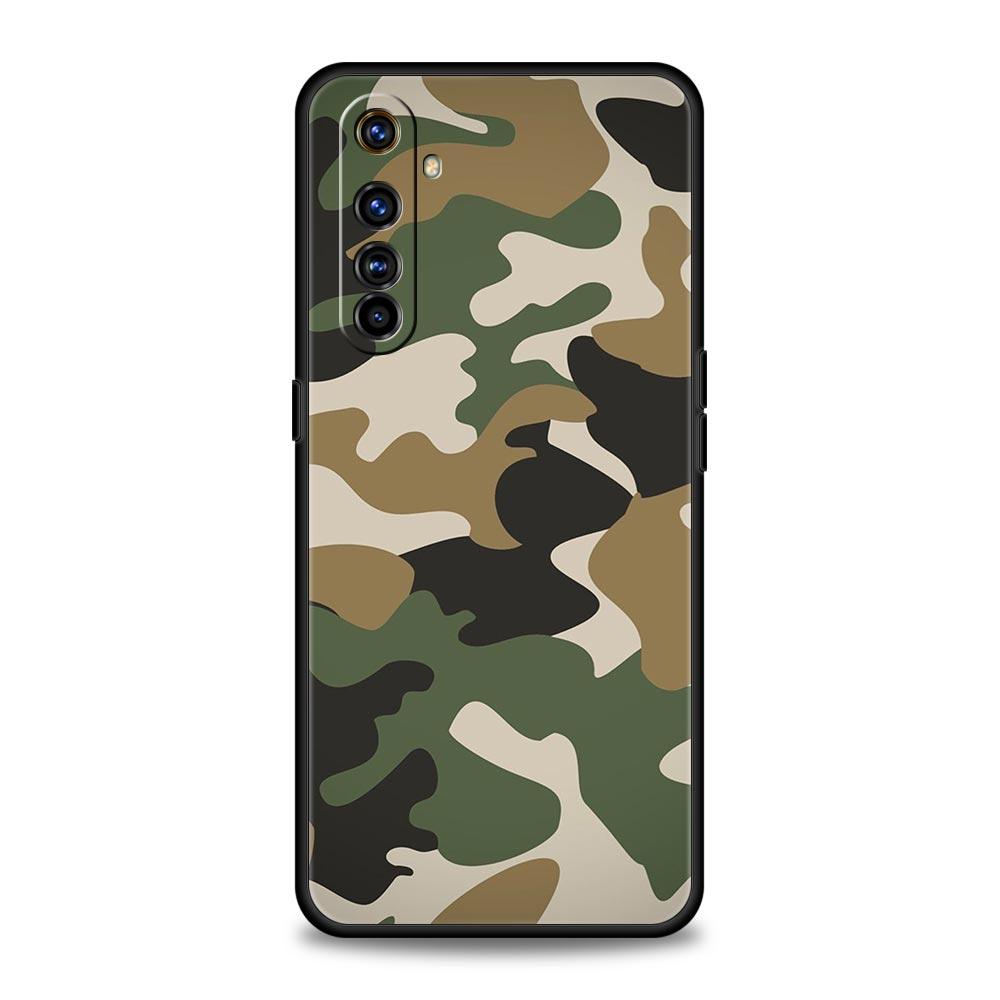Custodia Militare Camouflage Camo per Realme 12 11 10 9 8 5G 7 6 GT5 GT3 GT2 Pro C21 C25 C35 Per Realme GT Neo 2 3 3T 5 Cover