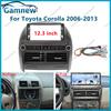 12.3 Inch Car Frame Fascia Adapter Android Radio Audio Dash Fitting Panel Kit For Toyota Corolla 2006-2013