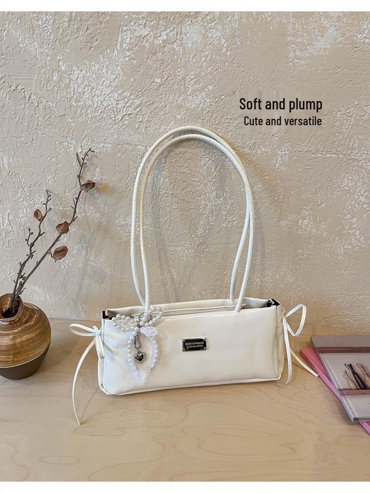 Korean Style Elegant Women's Single Shoulder Underarm Bag - Trendy High-End Commuter Fashion