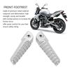 2pcs Front Footrest Metal Motorcycle Foot Pedal Replacement for Ninja ZX10R Z1000 ZX636 Z1000SX GTR1400