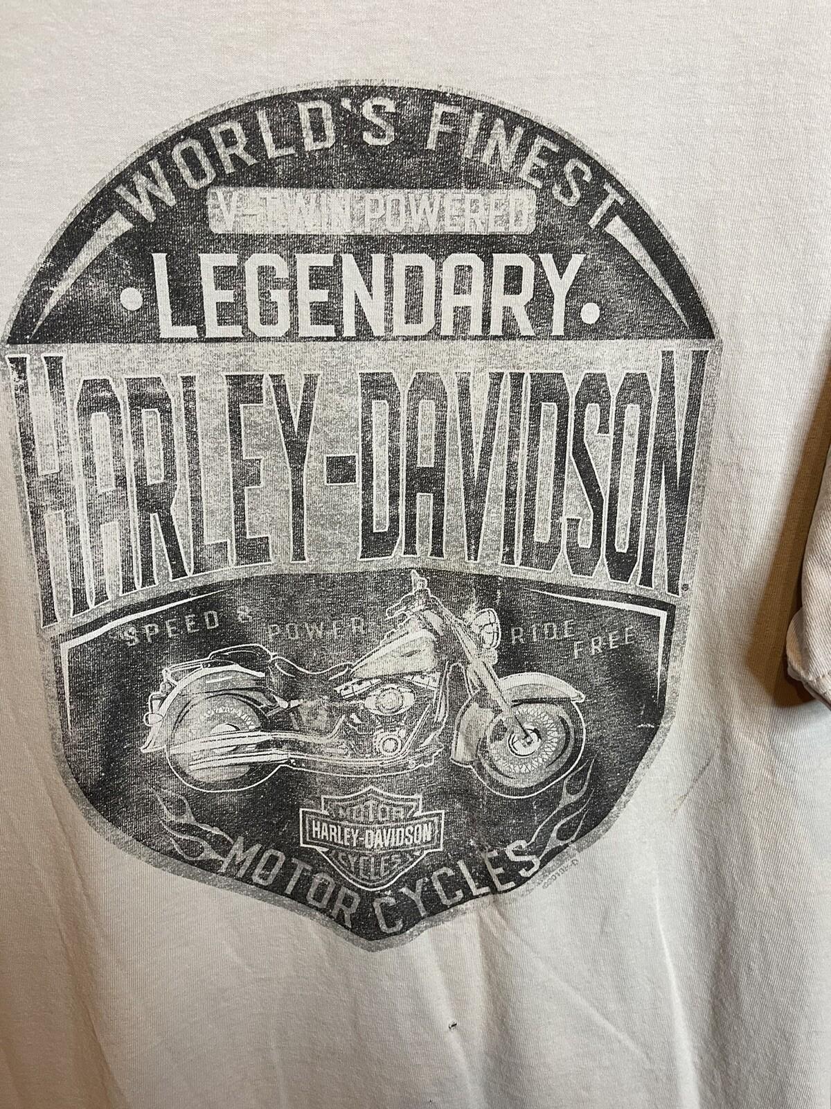 Harley Davidson Graphic T-Shirt Adult 2XL White Cotton Grand Canyon Mayer AZ. Unisex T-Shirt XXXXL