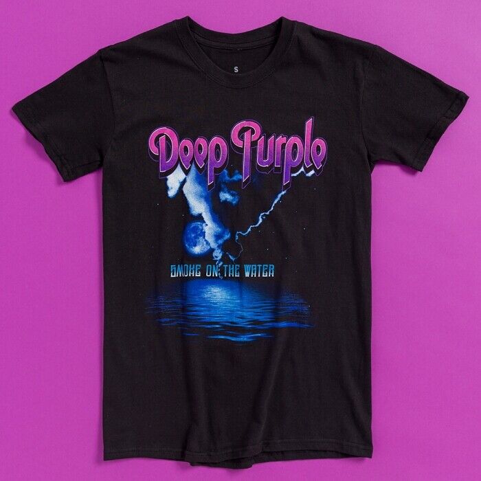 

Черная футболка унисекс Deep Purple Smoke On The Water