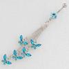 Butterfly Belly Button Ring Stainless Steel Fashion Jewelry Stud