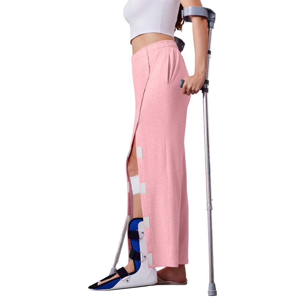 Damen - Auswärtshose mit Seitentaschen für Hüfte, Knie und Bein, leicht zugänglich, Sportliche Hose