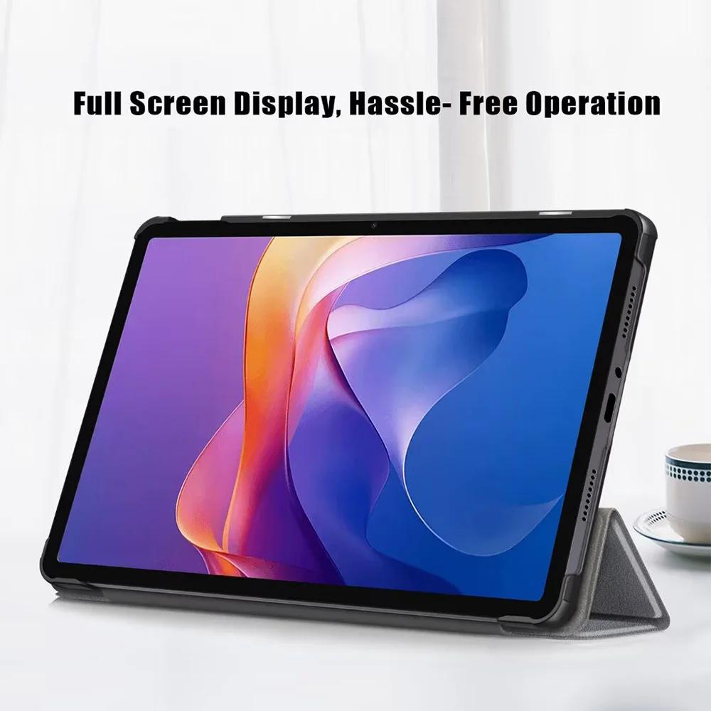 Case for Xiaomi Redmi Pad 2 11-inch 2025/Redmi Pad 2 Pro 12.1 2025 with Auto-Sleep Function PU Leather Tri-Fold Protective Case