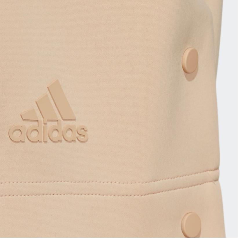 Adidas Ribbed Cuff Print Pullover Crewneck Sweatshirt Women Sweatshirt Light-Pink HB7358