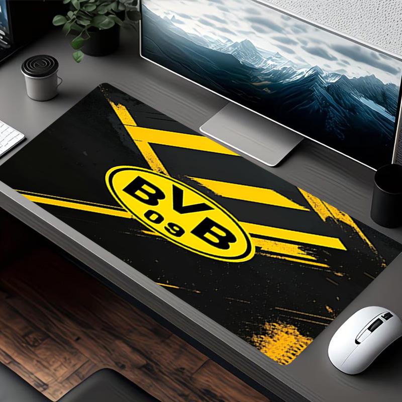 Borussia Dortmund Print Mauspads, für Tastaturpad Laptop PC Matte für Büro Heimgebrauch, Schreibtischdekoration, Perfektes Geburtstagsgeschenk für Gamer