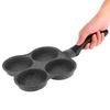 Non-Stick Aluminum 4-Hole Pancake Pan Omelet Eggs Pan Frying Pot Breakfast Maker Kitchen Utensil