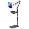 KUUVAN Tablet Floor Extendable iPad Supports Inch Height Weight Includes Small Item Reinforced Compatible with and Mobile Black Stand, Stand, Arm,
