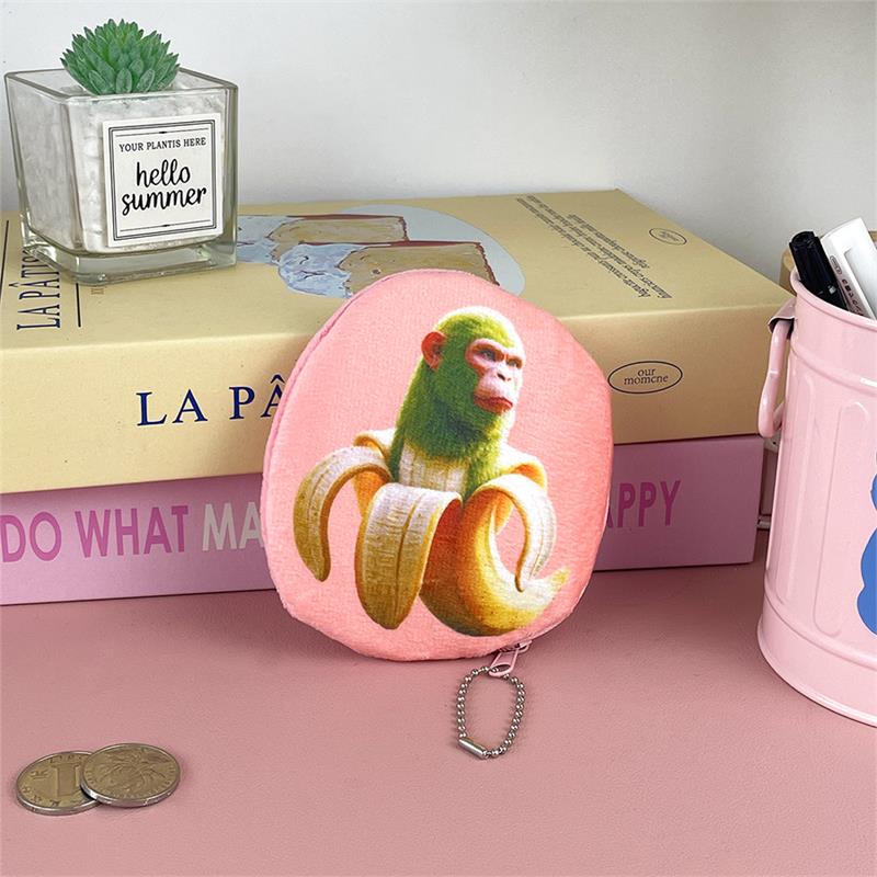 

Мультяшный Милый Смешной Шаньхайцзин Кошелек для монет Кошелек большой вместимости Сумка для наушников Сумка для хранения мелочей Девичий Брелок Подвески Подарки
