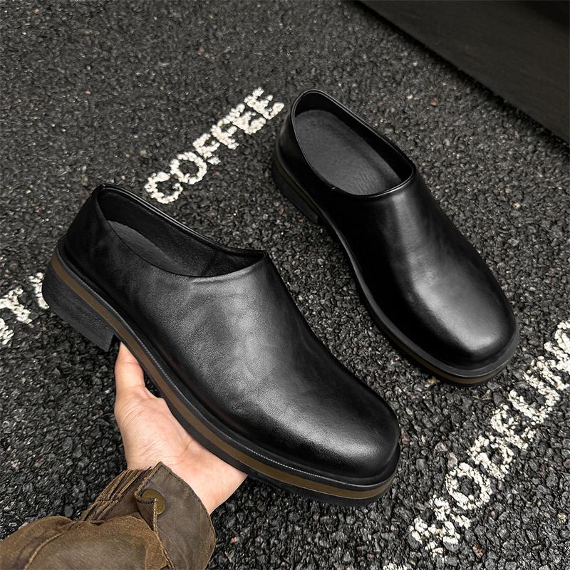 Fashion Mens Slip on Dress Shoes 2025 New Men Casual Shoe Casual Leather Mens Loafers Non-Slip Moccasins Designer Slip on Boat Footwear