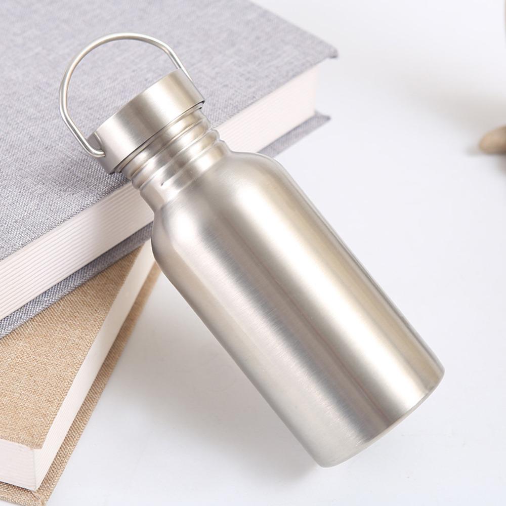 Single Layer Stainless Steel Bicycle Flask 1000ml/750ml/500ml/350ml Drinkware  Camping