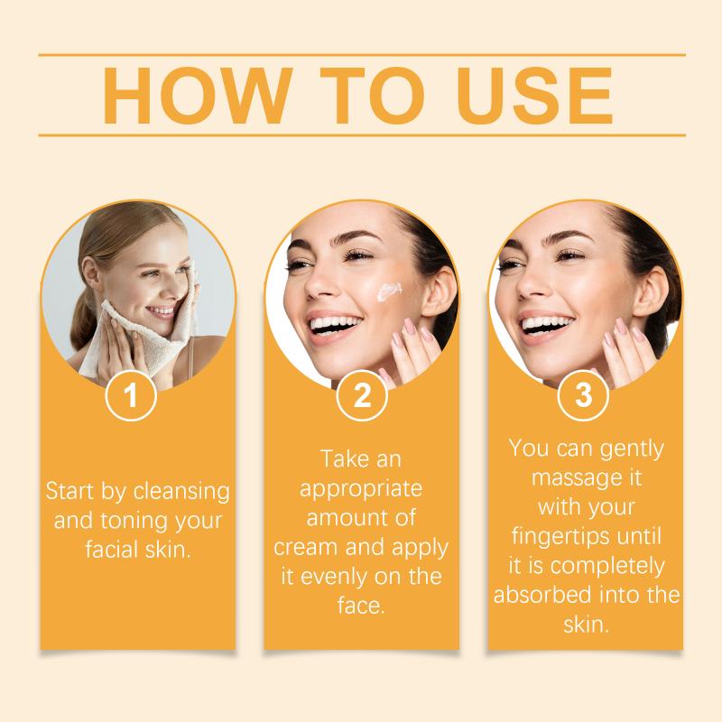 Turmeric Face Cream,Dark Spots Removal,Hydrating And Moisturizing,Vitamin C Brightening Cream 1pcs
