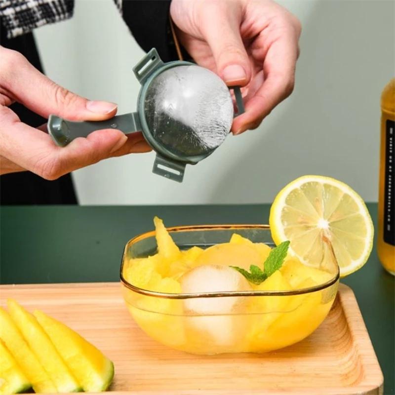 Moule Boule Ronde 5CM Machine à Glace en Plastique Moule à Glace Plateau à Glaçons pour Whisky Outil de Bar Gadget de Cuisine Accessoires