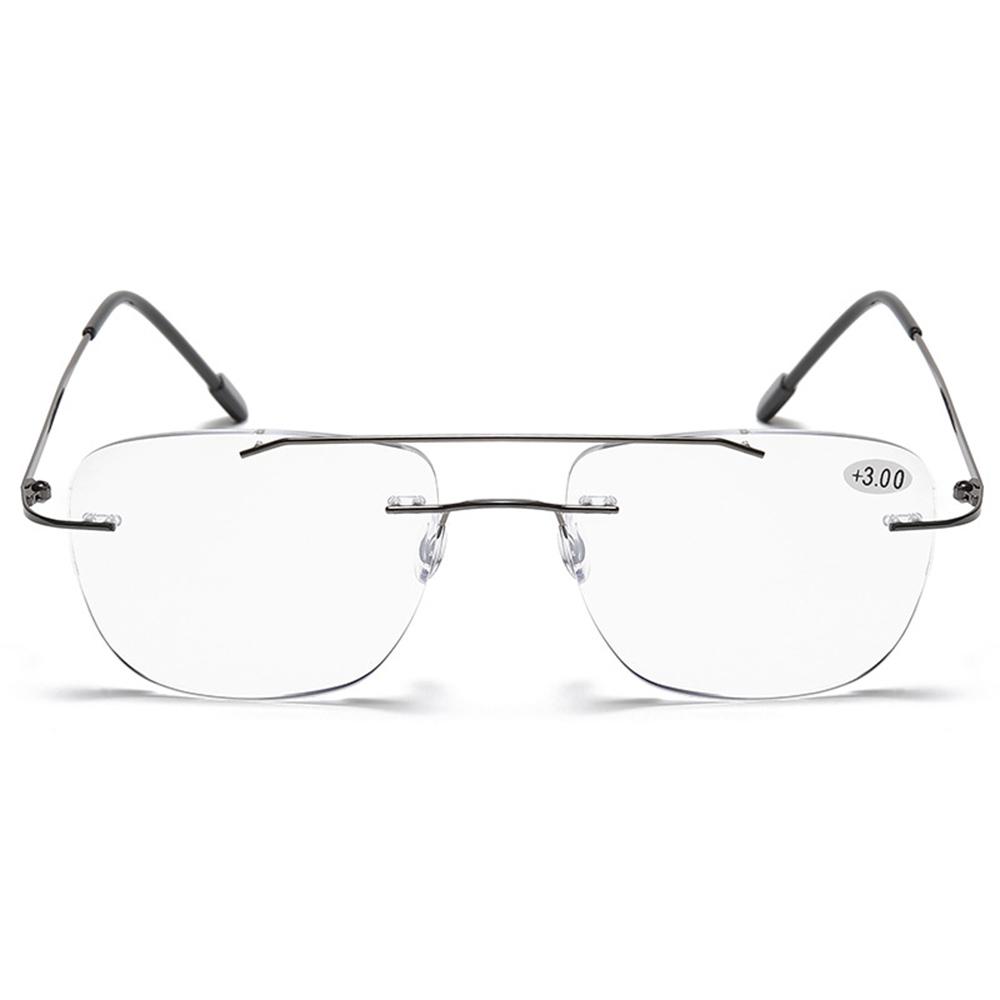 Double Bridge Pilot Photochromic Progressive Multifocal Reading Sunglasses Comfortable Reading Glasses +0.75 To +4 See Near Fa
