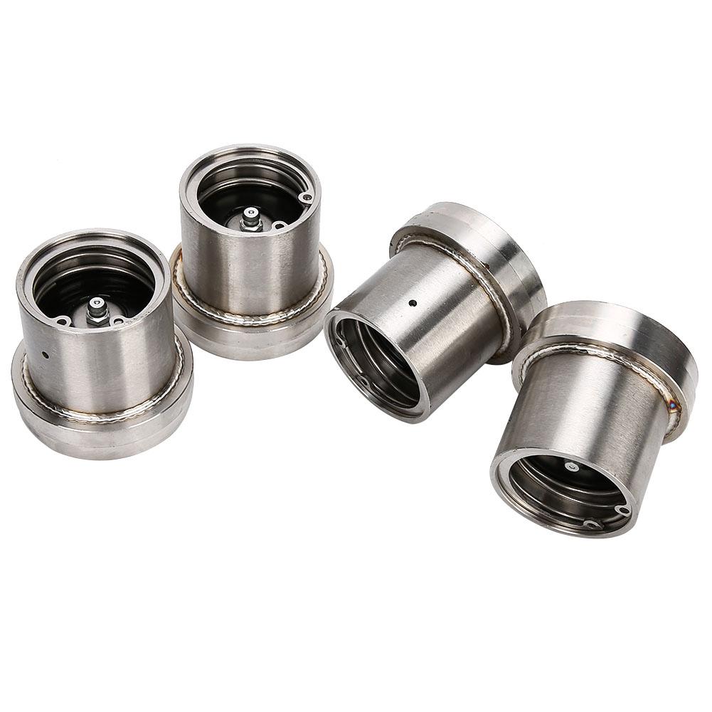 4pcs 2.441in Stainless Steel Trailer Bearing with Protective Buddy Bra Accessory