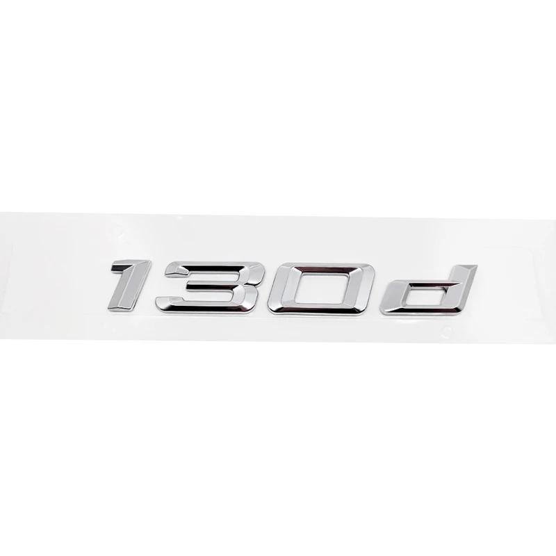 ABS Car Rear Trunk Letters Logo Badge Emblem Sticker For BMW 1 Series 116d 118d 120d 125d 130d 135d 140d E81 E82 E87 E88 F20 F21