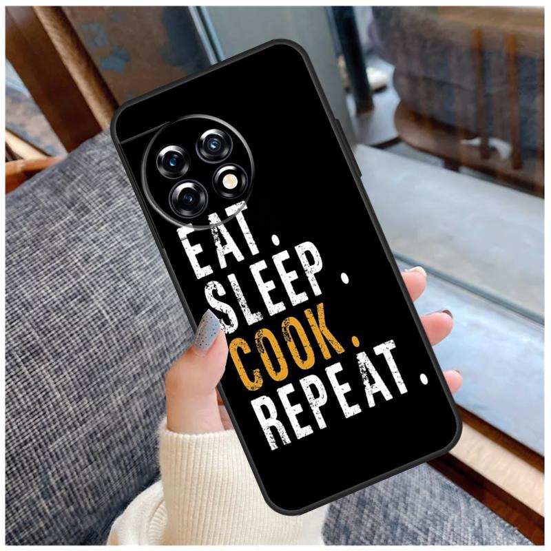 Cooking Chef Case For OnePlus 13 15 13R 13T 12 12R 11 9 10 Pro 10T 8T Nord 5 CE 2 3 4 Lite N20 N30 Coque