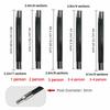 2Pcs Black Camping Tent Poles Fiberglass Tent Pole Replacement Kit  Awning Setup
