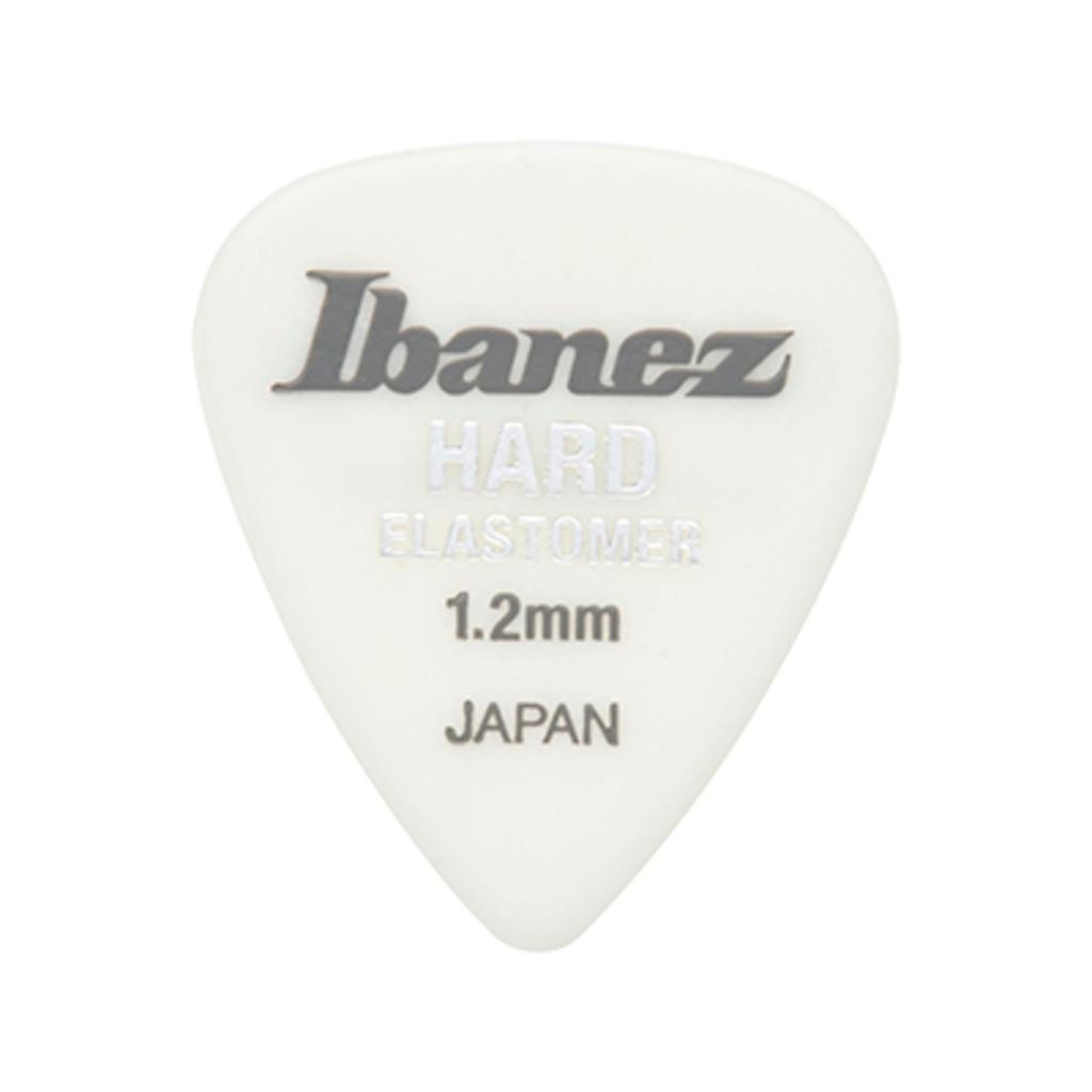 Ibanez picks made with new elastomer Jazz BEL18HD12 new-feeling material, 3-pack, shape, HARD, 1.2mm,