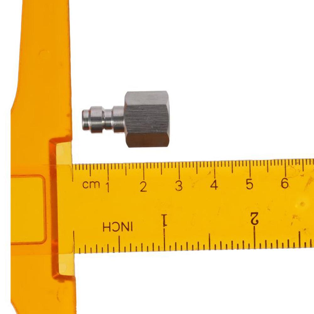 Nerezová 8mm rychlospojka Adaptér zástrčky Vnitřní závit PCP Paintball Plnicí armatury s těsnicím O-kroužkem 1/8 NPT