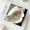 Ocean Style Ceramic Jewelry Tray Desktop Earrings Necklace Storage Dish Ceramic Conch Shell  Home