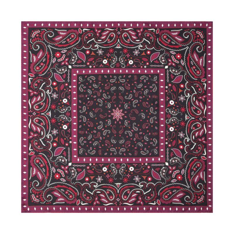 TXRMDX Men s Vintage Mulberry Silk Neckerchief One Size