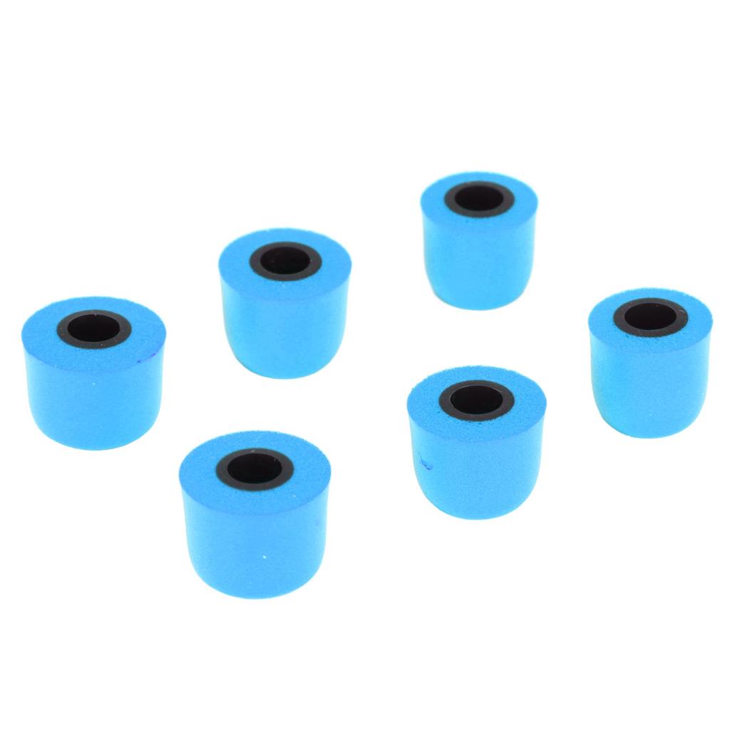 6 szt. Wymienne wkładki douszne Redukcja szumów Pianka zapamiętująca kształt Zatyczki do uszu do słuchawek 4,3 mm‑6,0 mmNiebieski