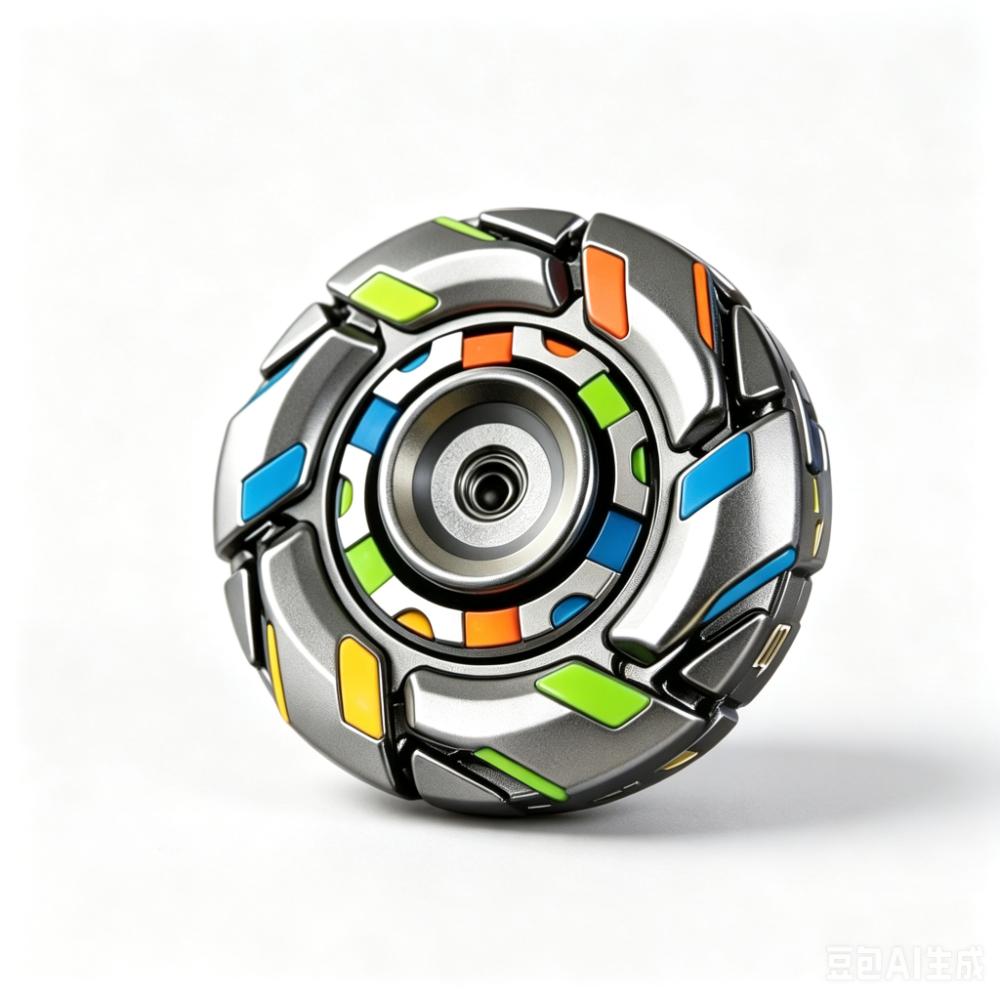 Mood Buster Mechanical Fidget Spinner Premium Alloy Deformable Gyro Smooth Spin Magnetic Metal Spinning Office Relaxation