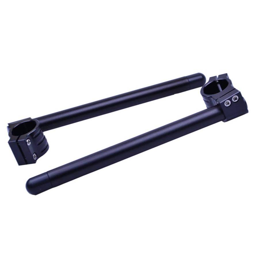 HANDLEBAR, 7/8", CLIP-ON, 35MM, Fork Tube, BLACK, CAFE RACERS, BOBBERS,Universal