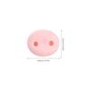 100pcs Pig Nose Resin Parts Durable Noses for Crochet Nose Stuffed Animals Animal Craft DIY Doll Making Supplies