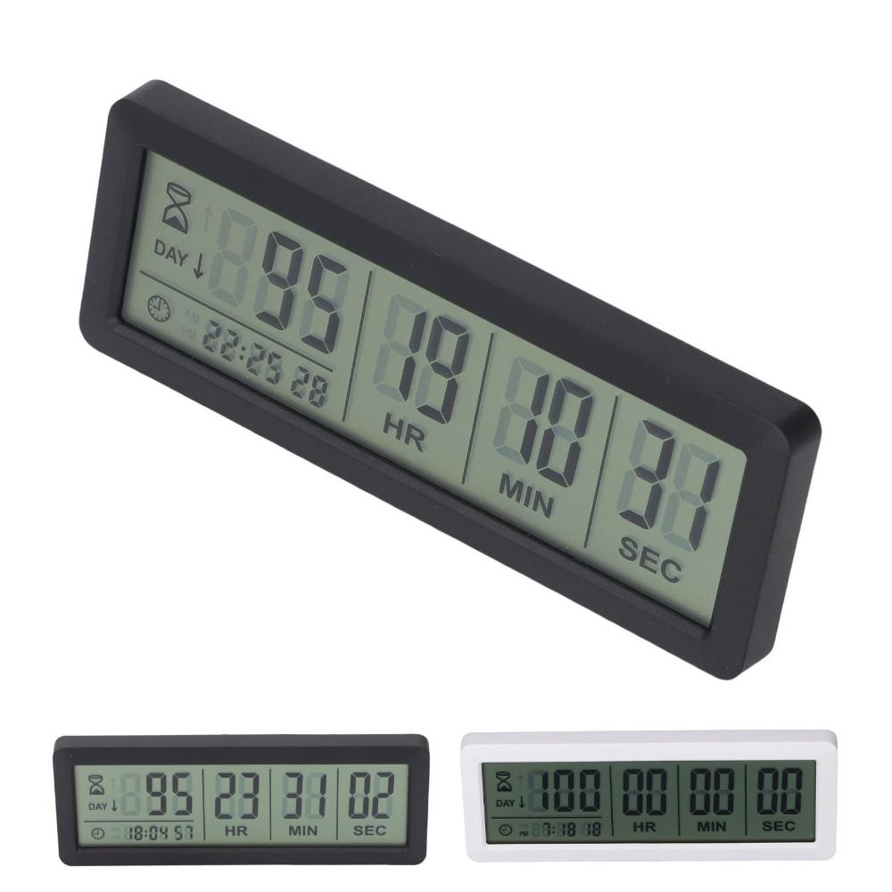 999 Days Digital Countdown Timer Reusable Digital Display Countdown Clock Time Management Electronic Count Down Clock Baby Date
