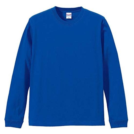 United Athle Long Sleeve Size L T-Shirt, 5.6oz, 1.6-inch Rib, White, (501101)