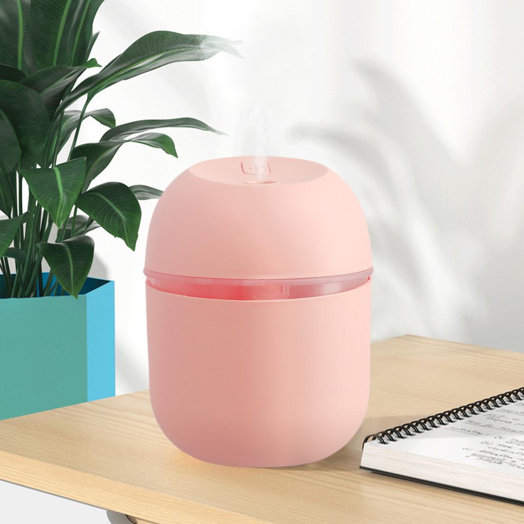 7 Colors Light Home Fragrances USB Humidifier Cool Mist Oil Diffuser Portable Power-off Protection Romantic Silicone