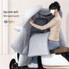 Winter Windproof Rainproof Electric Vehicle Blanket: Thick Fleece, Waterproof Motorcycle Cover
