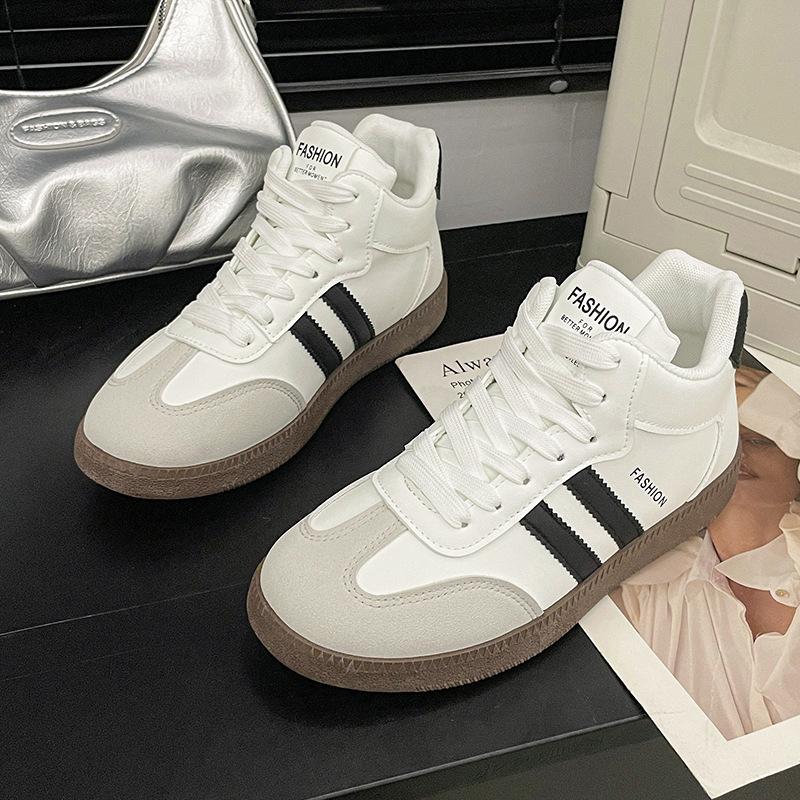 

Индивидуальные высокие кроссовки для женщин, осень 2025 года, новые, с толстой подошвой, усиливающие удар, с мягкой подошвой, универсальные, повседневные, взрывные, спортивные кроссовки 35