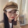 Windproof Painter Octagonal Cap Cotton Panama Cap Retro Beret Hat  Autumn Winter
