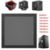 Black Dust Filter Cover Magnetic Frame Dustproof Net New Computer Fan Grills  Computer Cooler Fan