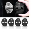 4Pcs Car Silicone Door Lock Cover Shock Absorber Protective Sticker for Tesla Model 3 Y S X Roadster SpaceX Cybertruck Car