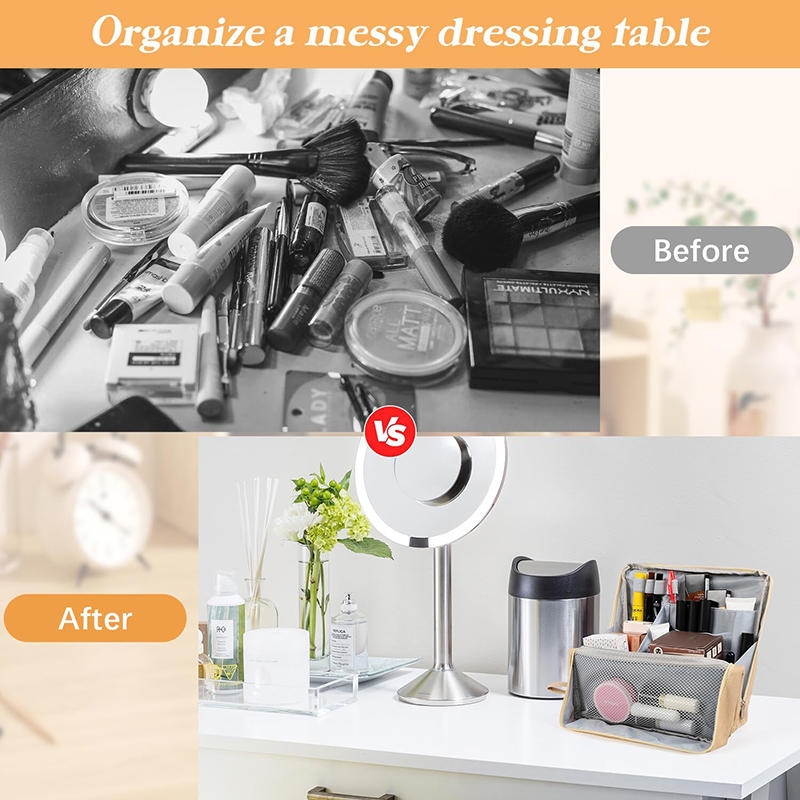 Large Capacity Storage Bag Minimalist Multi-functional Multi-layer High Aesthetic Student Stationery Bag Makeup Bag Storage Bag