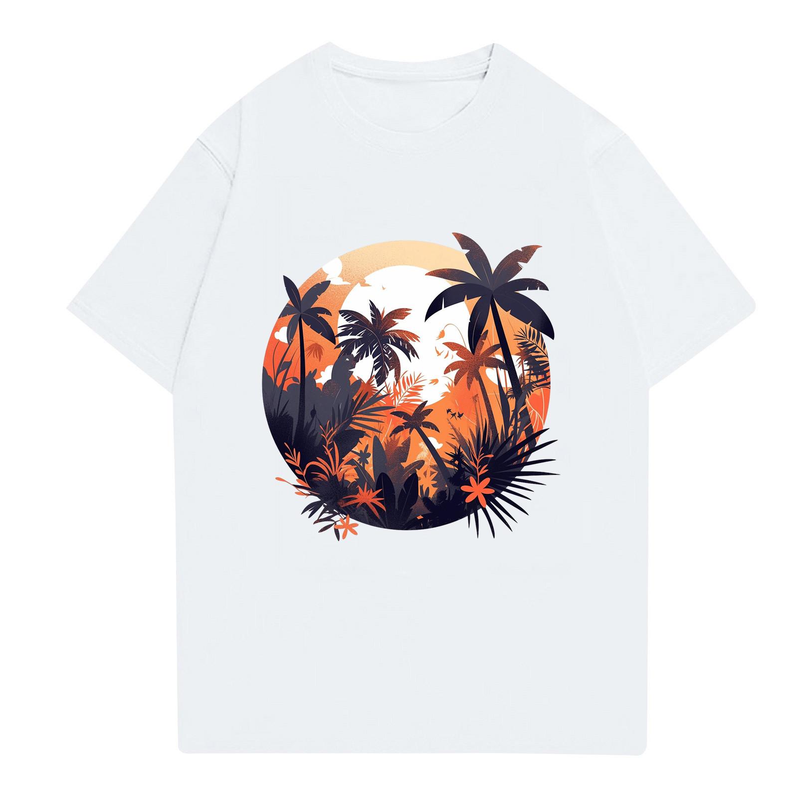 

Мужская рубашка с воротником-стойкой и коротким рукавом, свободная рубашка для отдыха и отдыха, мужская M белый