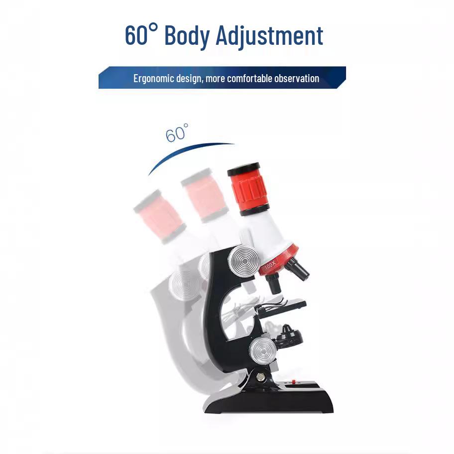 High-Definition Educational Microscope Toy for Primary School Students