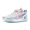 Nike KD Trey 5 IX Abriebfeste Mittelhohe Basketballschuhe Herren Grau Orange CW3402-011(Team631- )
