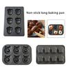 Professional Grades Carbon Steel 6 Piece Baking Sheet For Uniform Heat Conduction Mess Release Cleaning 3D Multi Molds