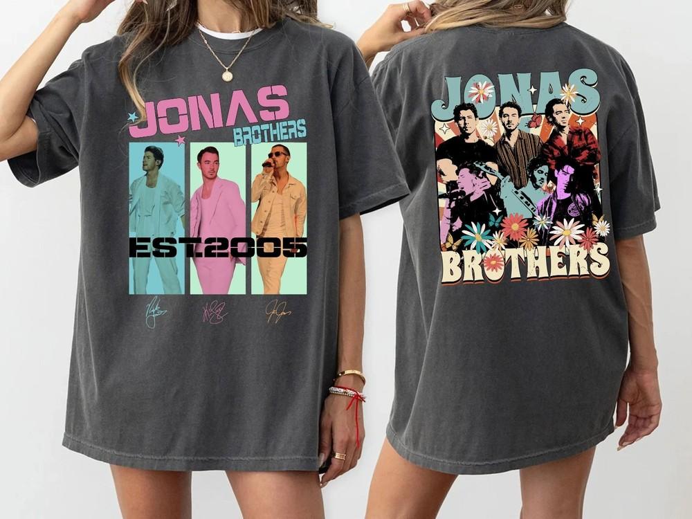 

Jonas Bros 20th Annivesary Tour 2025 T-Shirt Unisex T-Shirt XXL