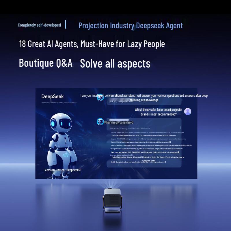 Vidda Big Eye M2 Pro 4K Tri-Color Laser Projector (CN version)