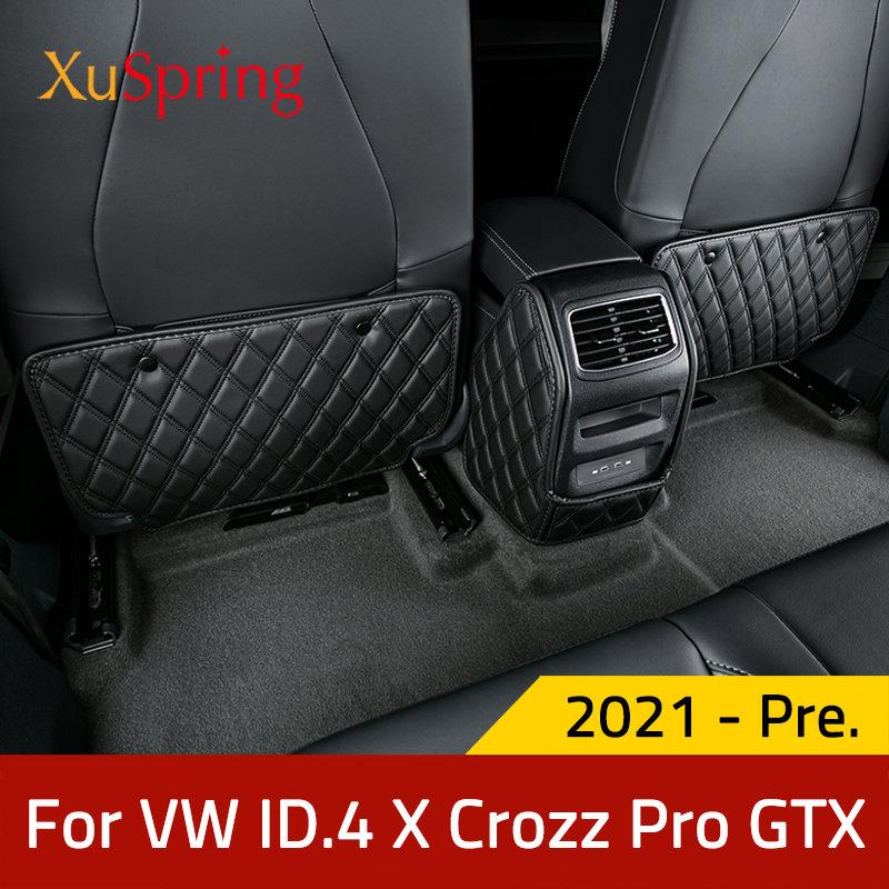

Кол-во(3) Для VW Volkswagen ID.4 ID4 X CROZZ 2021 2022 2023 автомобильное заднее сиденье противоударный коврик накладка чехол наклейка на подушку
