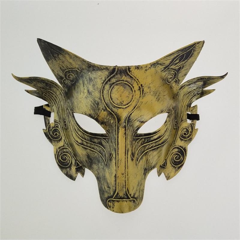 Wolf Head Mask Realistic Appearance Used For Decoration Party Masks Halloween Dress Up Safe And Durable American Animal Masks